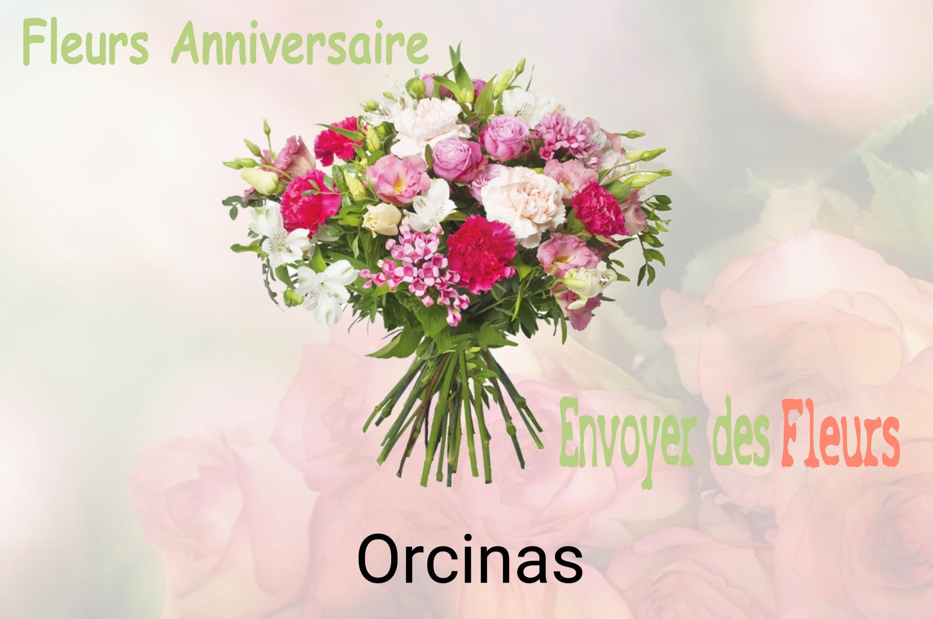 Bouquet de fleurs d’anniversaire livré à Orcinas